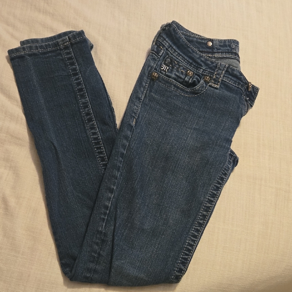 Dark Blue Women’s Skinny Jeans - Miss Me